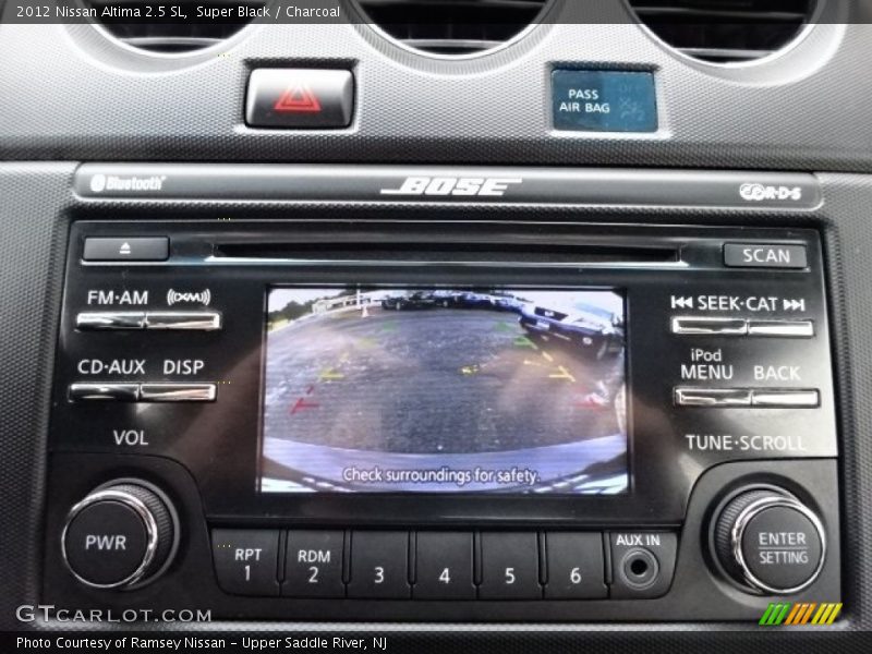 Super Black / Charcoal 2012 Nissan Altima 2.5 SL