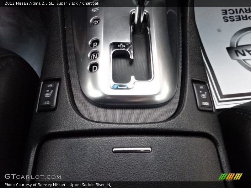 Super Black / Charcoal 2012 Nissan Altima 2.5 SL