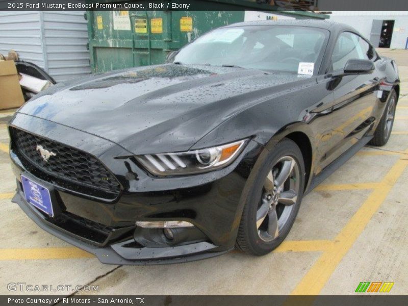 Black / Ebony 2015 Ford Mustang EcoBoost Premium Coupe