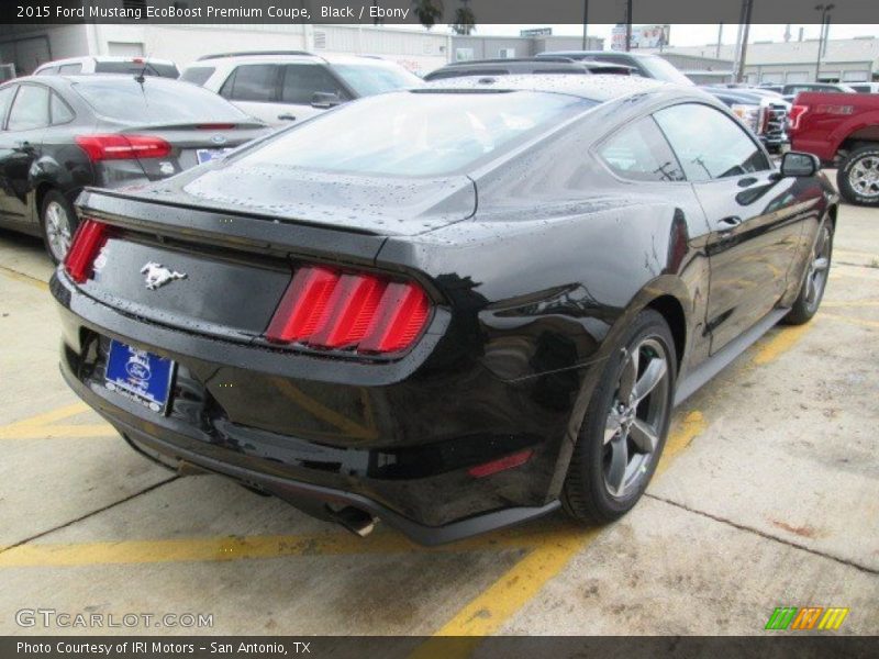 Black / Ebony 2015 Ford Mustang EcoBoost Premium Coupe