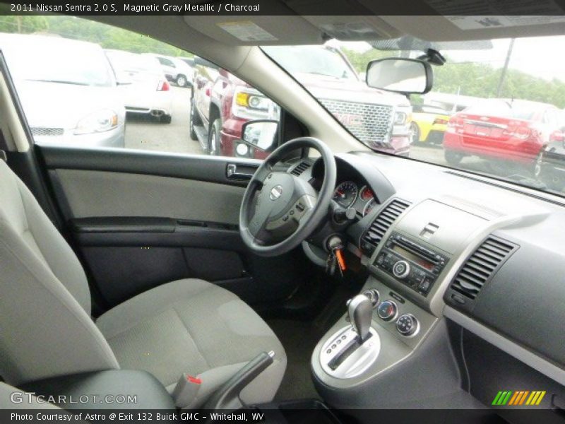 Magnetic Gray Metallic / Charcoal 2011 Nissan Sentra 2.0 S