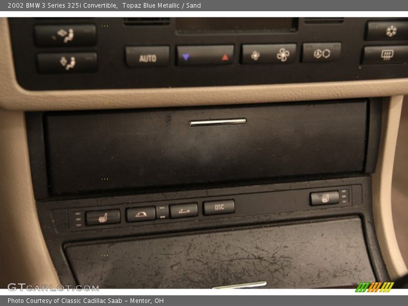 Topaz Blue Metallic / Sand 2002 BMW 3 Series 325i Convertible