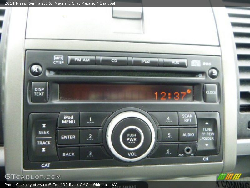 Magnetic Gray Metallic / Charcoal 2011 Nissan Sentra 2.0 S