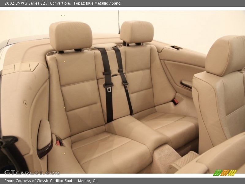 Topaz Blue Metallic / Sand 2002 BMW 3 Series 325i Convertible