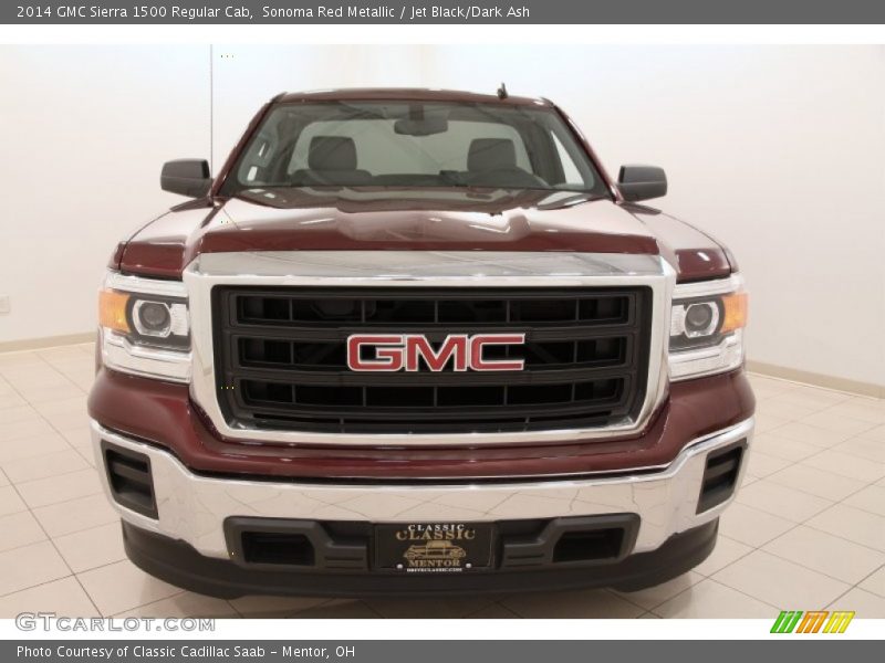 Sonoma Red Metallic / Jet Black/Dark Ash 2014 GMC Sierra 1500 Regular Cab