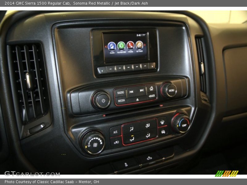 Sonoma Red Metallic / Jet Black/Dark Ash 2014 GMC Sierra 1500 Regular Cab