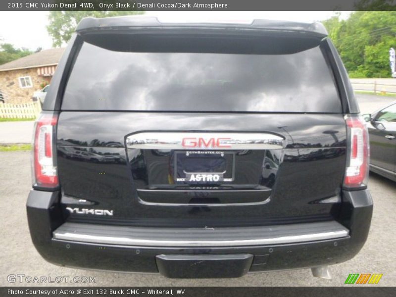 Onyx Black / Denali Cocoa/Dark Atmosphere 2015 GMC Yukon Denali 4WD