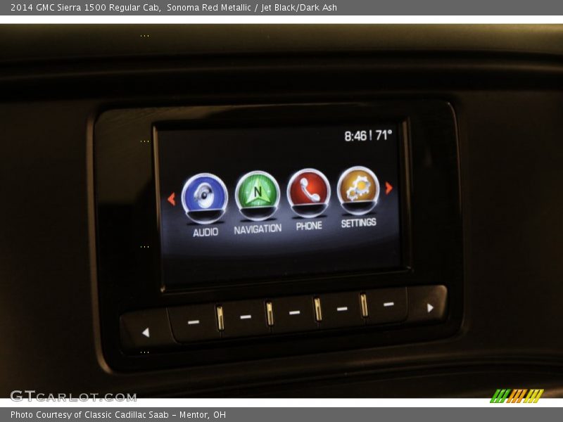 Sonoma Red Metallic / Jet Black/Dark Ash 2014 GMC Sierra 1500 Regular Cab