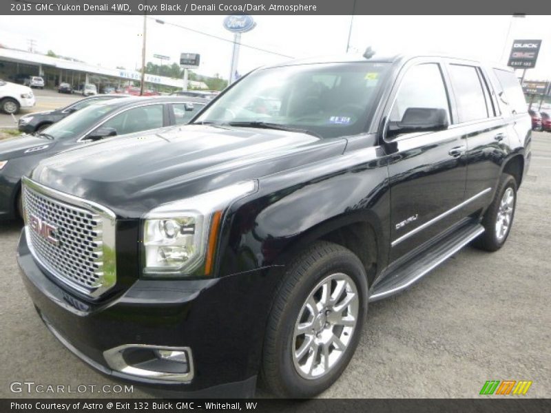 Onyx Black / Denali Cocoa/Dark Atmosphere 2015 GMC Yukon Denali 4WD