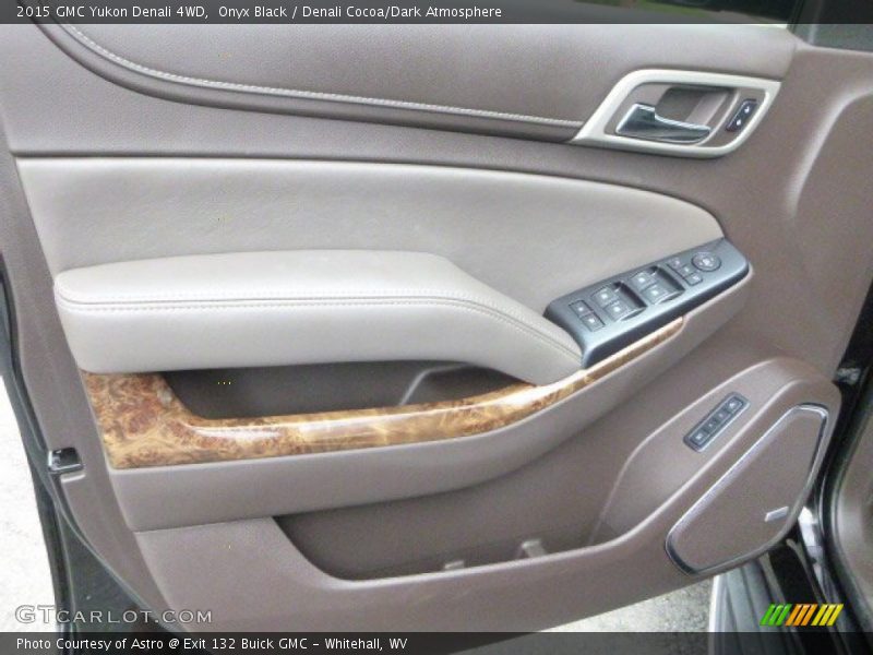 Onyx Black / Denali Cocoa/Dark Atmosphere 2015 GMC Yukon Denali 4WD
