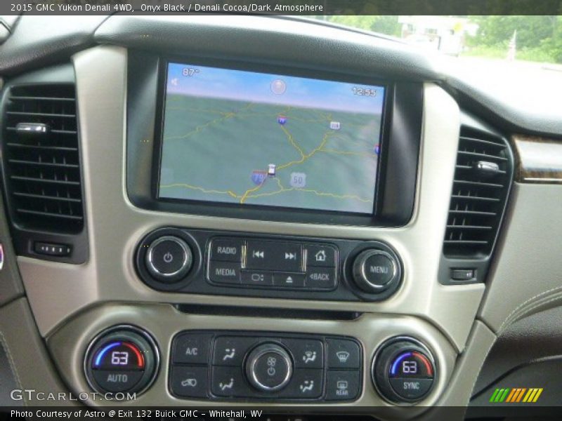 Onyx Black / Denali Cocoa/Dark Atmosphere 2015 GMC Yukon Denali 4WD