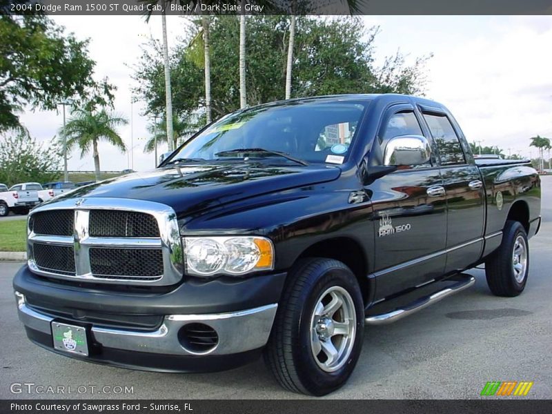 Black / Dark Slate Gray 2004 Dodge Ram 1500 ST Quad Cab