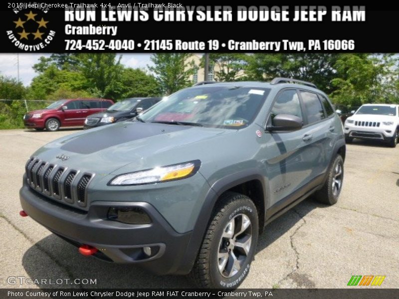 Anvil / Trailhawk Black 2015 Jeep Cherokee Trailhawk 4x4