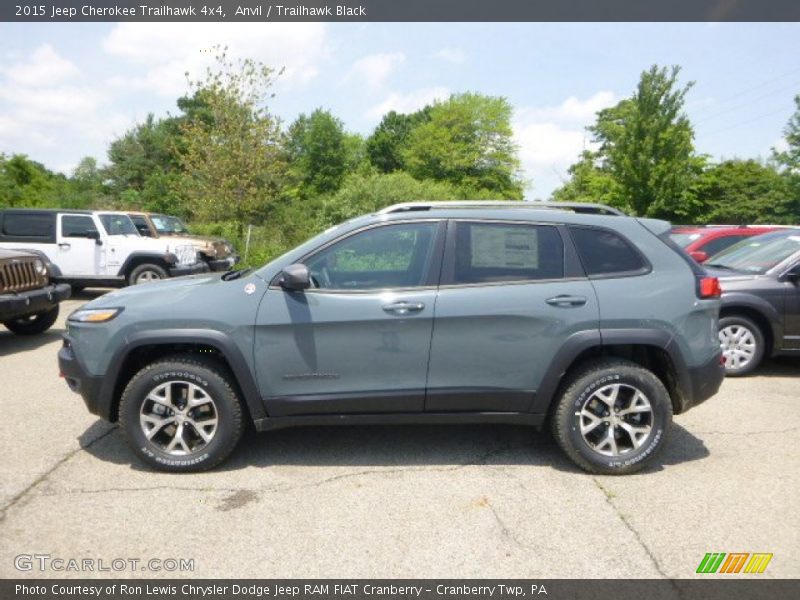 Anvil / Trailhawk Black 2015 Jeep Cherokee Trailhawk 4x4