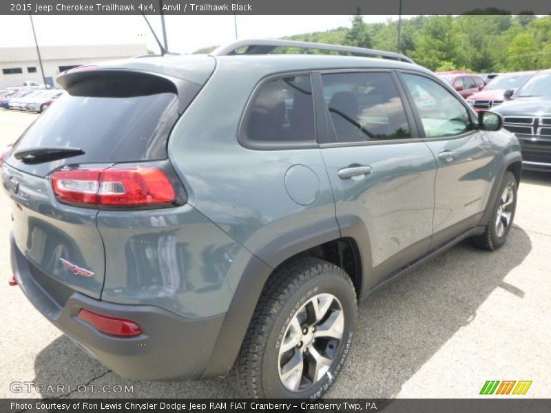 Anvil / Trailhawk Black 2015 Jeep Cherokee Trailhawk 4x4
