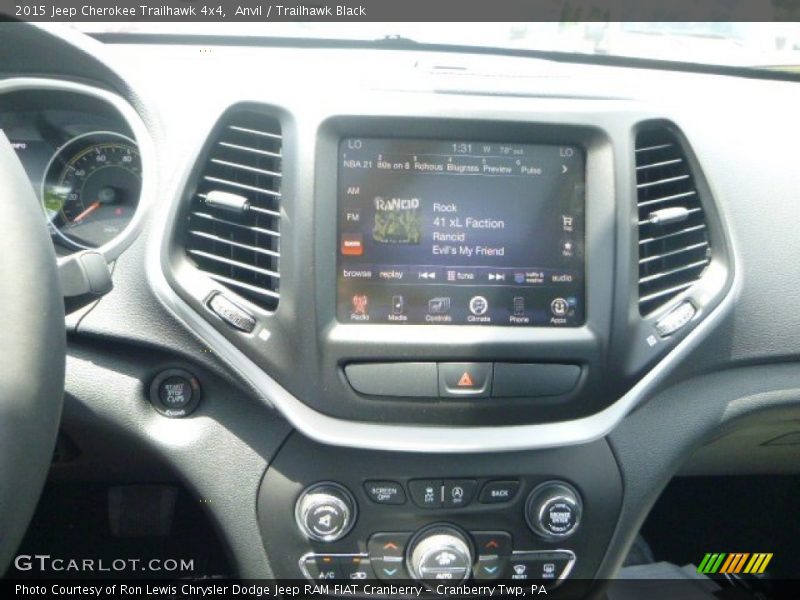 Anvil / Trailhawk Black 2015 Jeep Cherokee Trailhawk 4x4