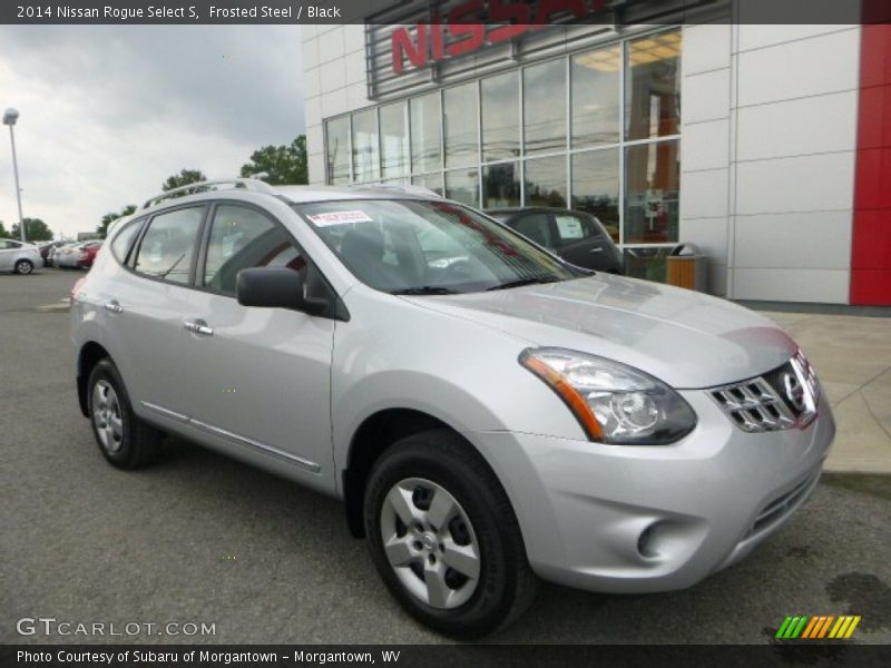 Frosted Steel / Black 2014 Nissan Rogue Select S