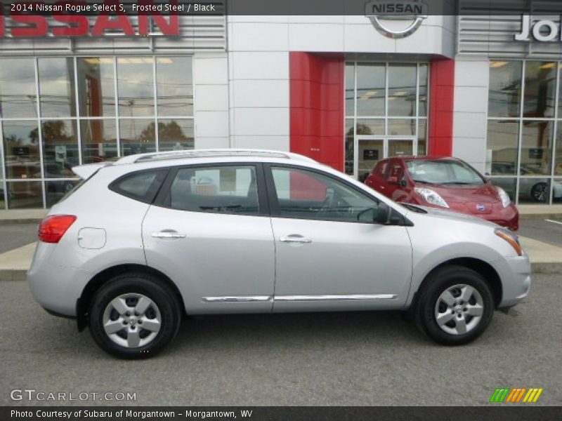 Frosted Steel / Black 2014 Nissan Rogue Select S