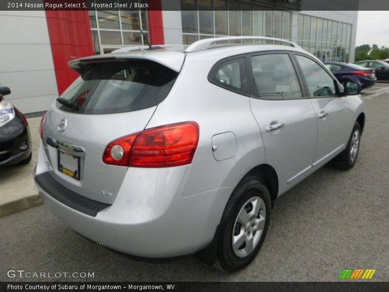 Frosted Steel / Black 2014 Nissan Rogue Select S