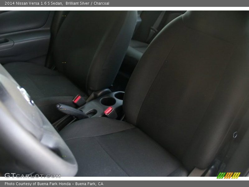 Brilliant Silver / Charcoal 2014 Nissan Versa 1.6 S Sedan