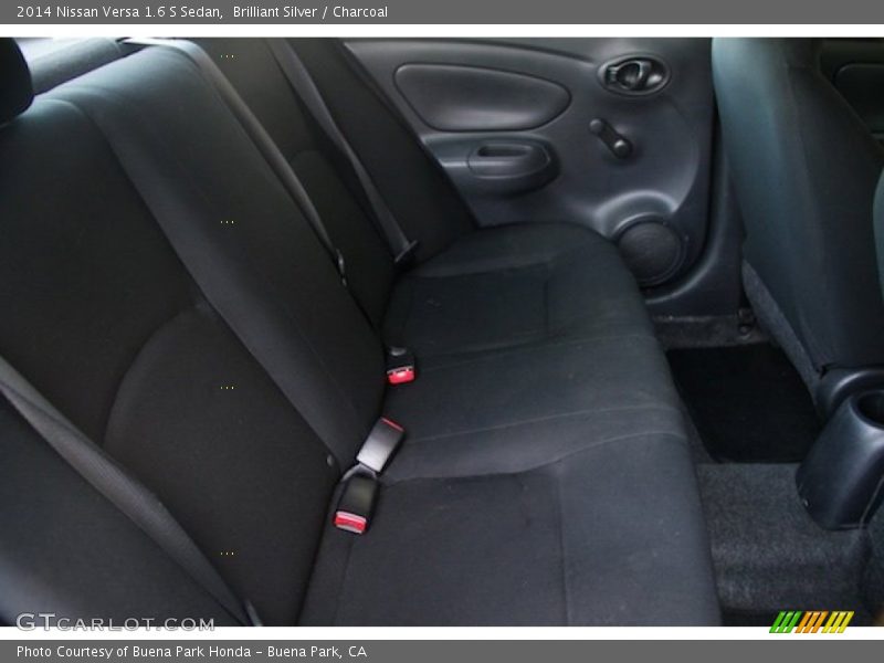 Brilliant Silver / Charcoal 2014 Nissan Versa 1.6 S Sedan