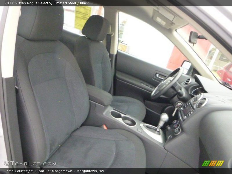 Frosted Steel / Black 2014 Nissan Rogue Select S