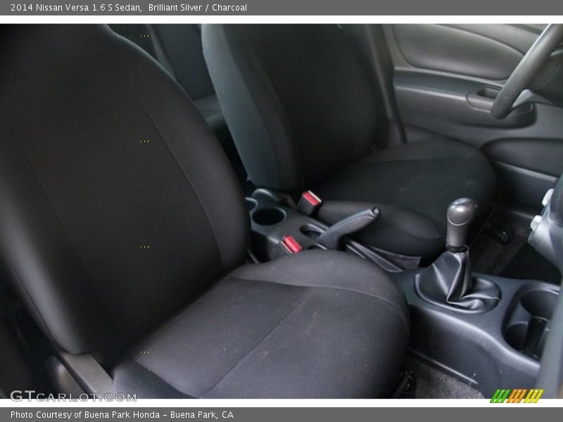 Brilliant Silver / Charcoal 2014 Nissan Versa 1.6 S Sedan