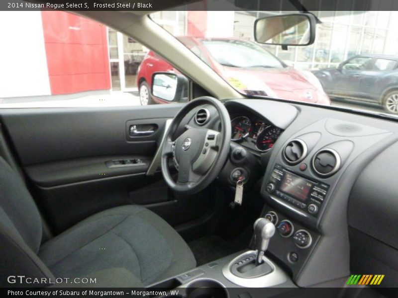 Frosted Steel / Black 2014 Nissan Rogue Select S