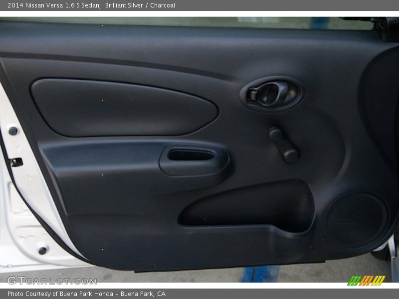 Brilliant Silver / Charcoal 2014 Nissan Versa 1.6 S Sedan