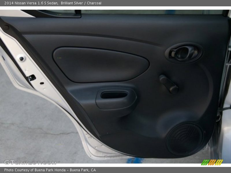 Brilliant Silver / Charcoal 2014 Nissan Versa 1.6 S Sedan