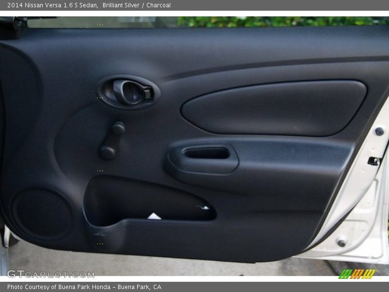 Brilliant Silver / Charcoal 2014 Nissan Versa 1.6 S Sedan