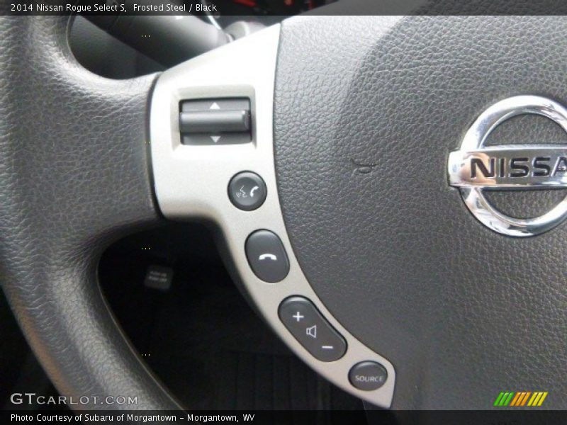 Frosted Steel / Black 2014 Nissan Rogue Select S