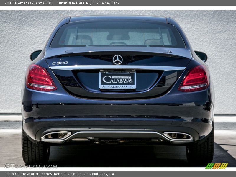 Lunar Blue Metallic / Silk Beige/Black 2015 Mercedes-Benz C 300