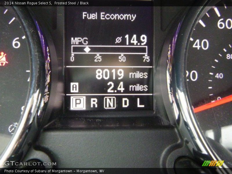 Frosted Steel / Black 2014 Nissan Rogue Select S