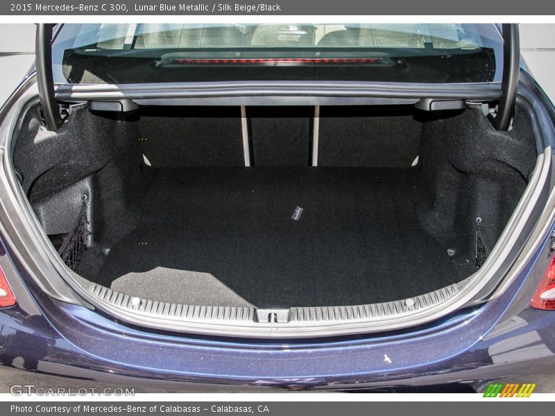 Lunar Blue Metallic / Silk Beige/Black 2015 Mercedes-Benz C 300