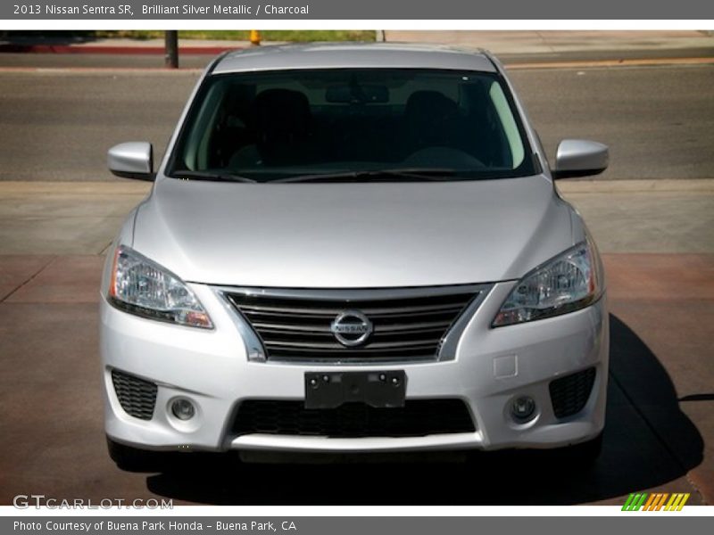 Brilliant Silver Metallic / Charcoal 2013 Nissan Sentra SR