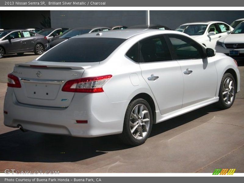 Brilliant Silver Metallic / Charcoal 2013 Nissan Sentra SR