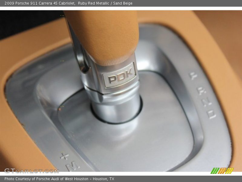 Ruby Red Metallic / Sand Beige 2009 Porsche 911 Carrera 4S Cabriolet