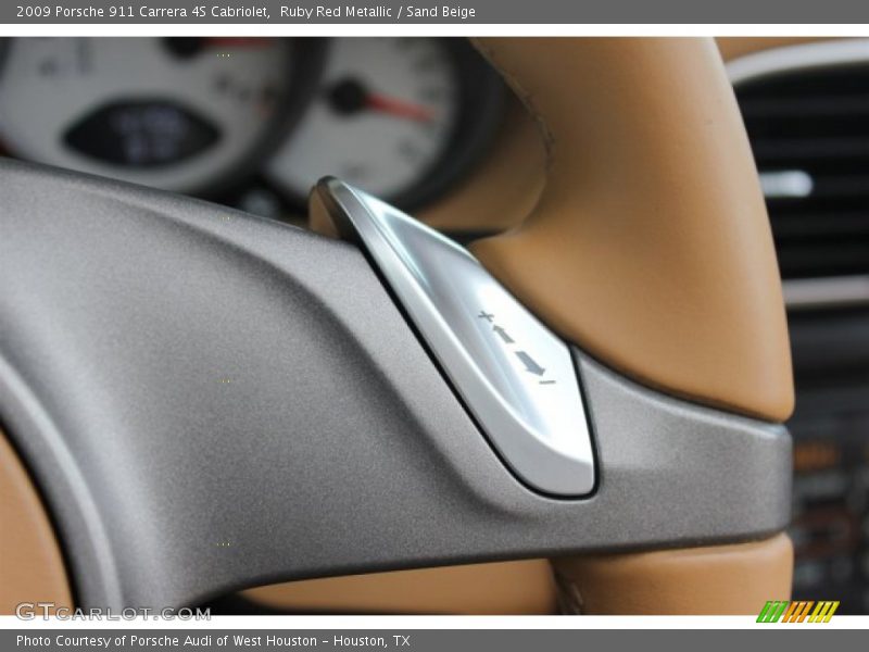 Ruby Red Metallic / Sand Beige 2009 Porsche 911 Carrera 4S Cabriolet