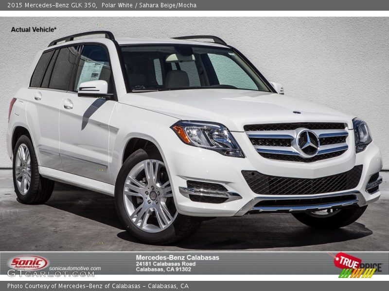 Polar White / Sahara Beige/Mocha 2015 Mercedes-Benz GLK 350