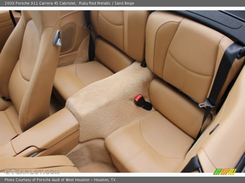Ruby Red Metallic / Sand Beige 2009 Porsche 911 Carrera 4S Cabriolet