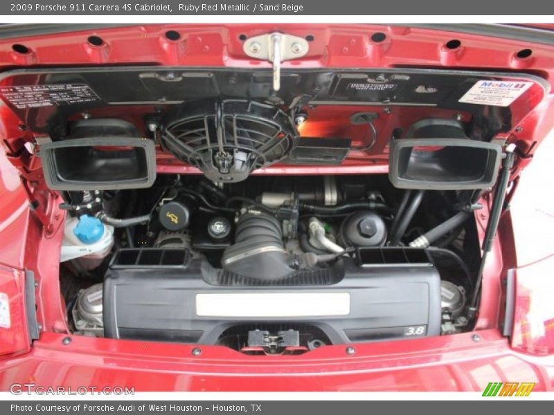 Ruby Red Metallic / Sand Beige 2009 Porsche 911 Carrera 4S Cabriolet