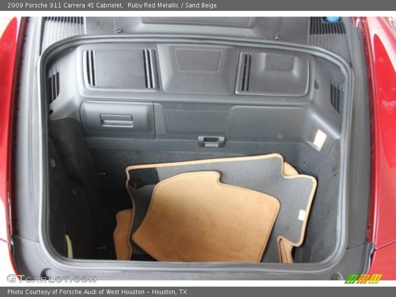 Ruby Red Metallic / Sand Beige 2009 Porsche 911 Carrera 4S Cabriolet