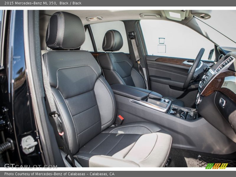 Black / Black 2015 Mercedes-Benz ML 350