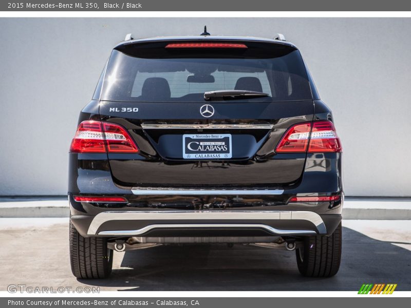Black / Black 2015 Mercedes-Benz ML 350