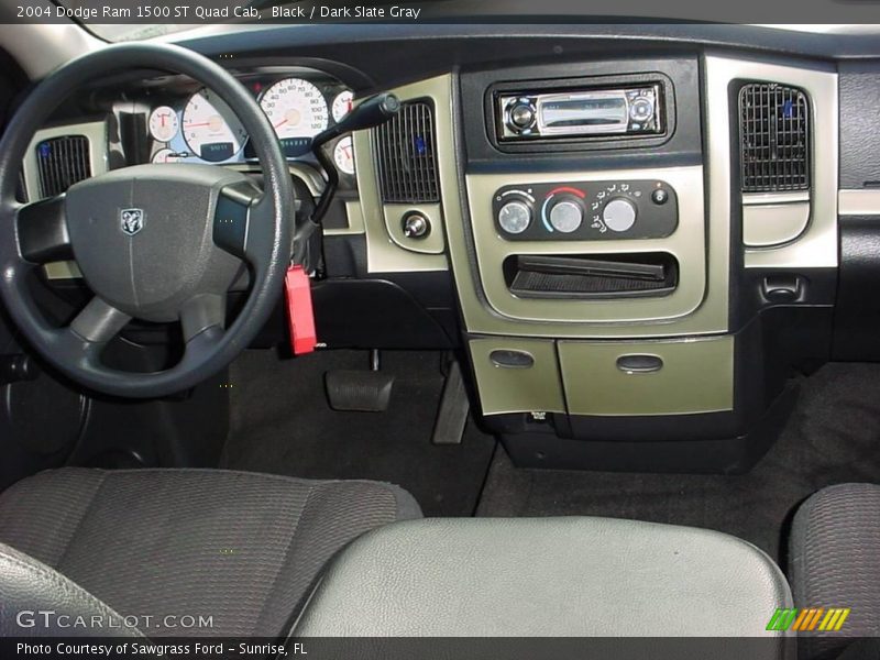 Black / Dark Slate Gray 2004 Dodge Ram 1500 ST Quad Cab
