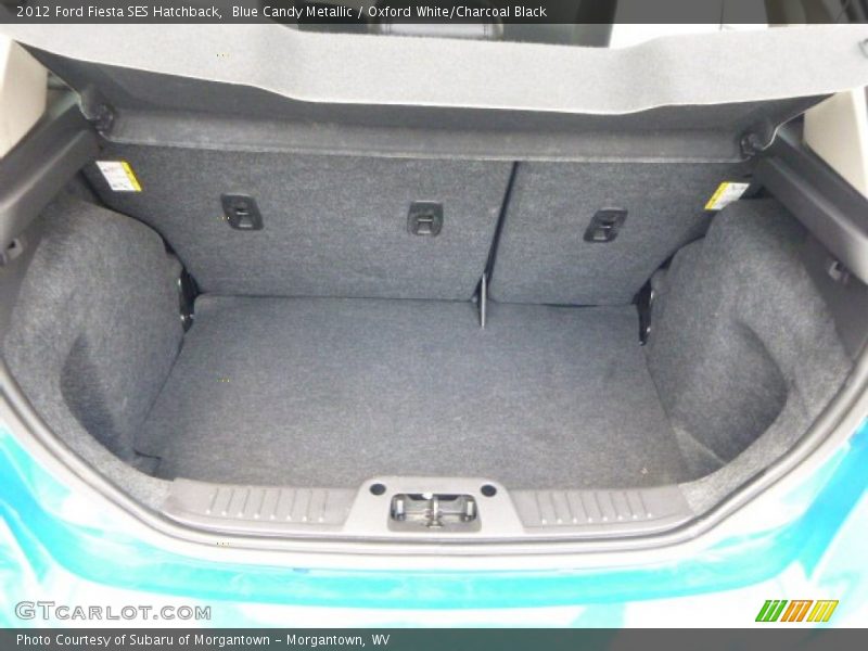 Blue Candy Metallic / Oxford White/Charcoal Black 2012 Ford Fiesta SES Hatchback