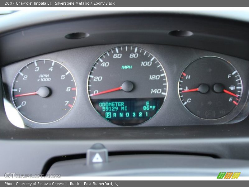 Silverstone Metallic / Ebony Black 2007 Chevrolet Impala LT