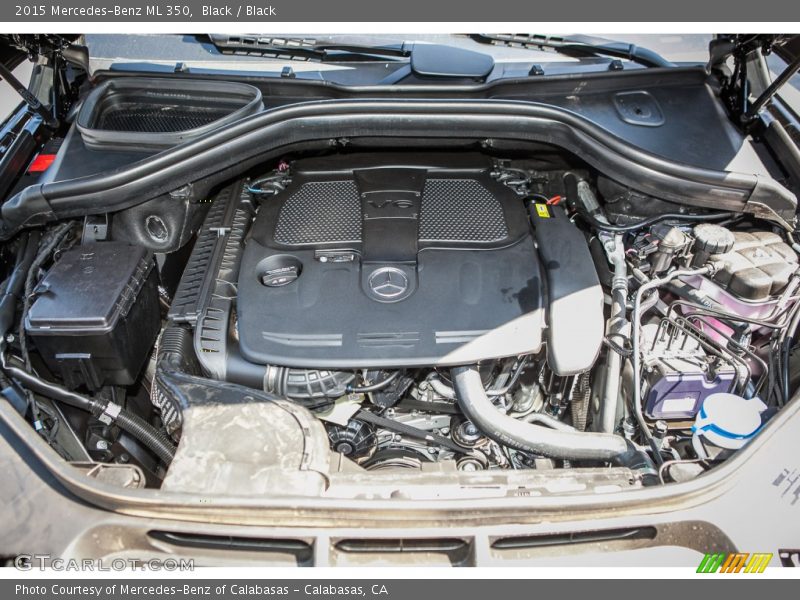 Black / Black 2015 Mercedes-Benz ML 350