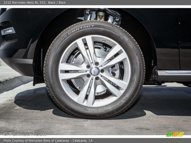 Black / Black 2015 Mercedes-Benz ML 350